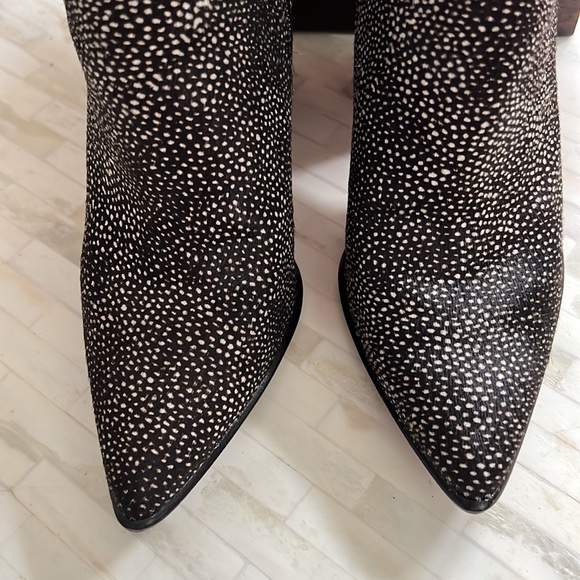 Carrano- Anna Pony Hair Bootie with Stack Heel - Picture 2 of 7